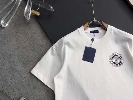 2025年9月3日入荷 新作Louis Vuitton半袖 tシャツ高級なプレゼント/誕生日プレゼント/高品質/メンツ/記念品/ wenzhou工場