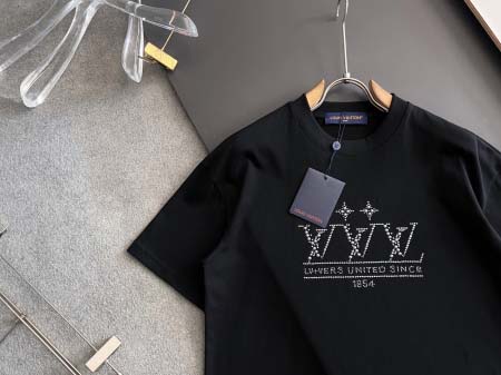 2025年9月3日入荷 新作Louis Vuitton半袖 tシャツ高級なプレゼント/誕生日プレゼント/高品質/メンツ/記念品/ wenzhou工場