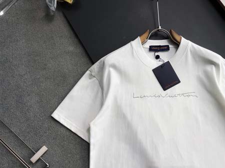 2025年9月3日入荷 新作Louis Vuitton半袖 tシャツ高級なプレゼント/誕生日プレゼント/高品質/メンツ/記念品/ wenzhou工場