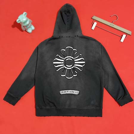 2025年9月11日入荷秋冬新作Chrome Heartsパーカー高品質人気商品/誕生日プレゼント/FF工場