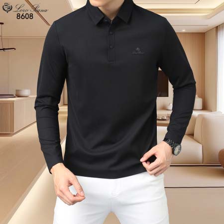 2025年9月23日入荷新作loro piana長袖ポロ 秋物 冬物高品質人気商品/LM工場