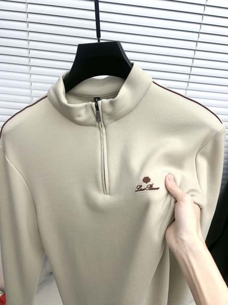 2025年9月23日入荷秋冬新作loro piana長袖ポロウォームシャツ  秋物 冬物高品質人気商品/LM工場