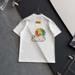2025年9月3日入荷 新作Louis Vuitton半袖 tシャツ高級なプレゼント/誕生日プレゼント/高品質/メンツ/記念品/ wenzhou工場