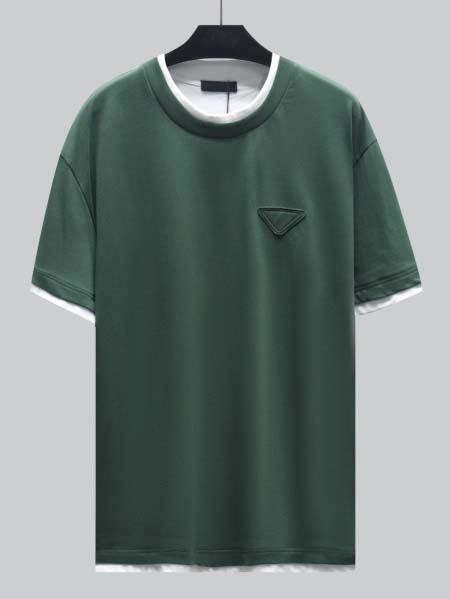 2025年9月15日入荷秋冬新作Prada 半袖 tシャツ高...