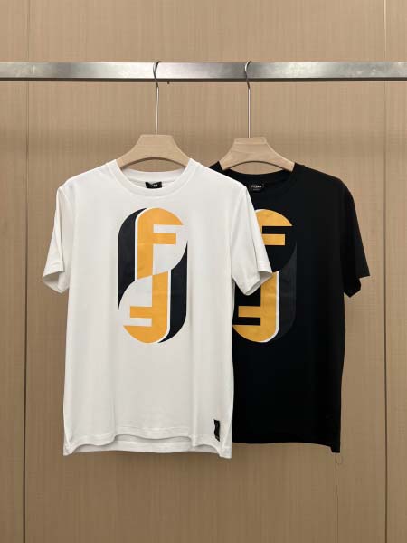 2025年9月24日入荷秋冬新作Fendi半袖 T シャツ高...