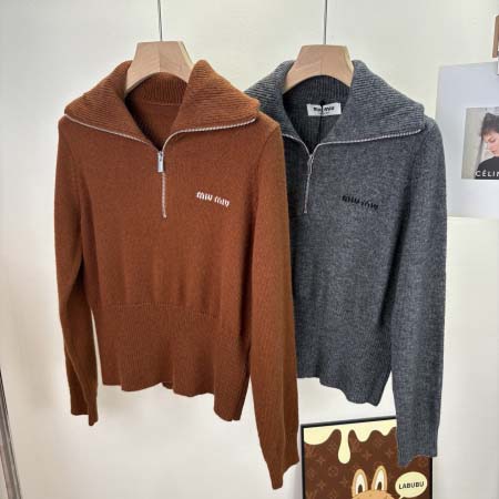 2025年9月29日入荷秋冬新作MiuMiuレディース服高級...