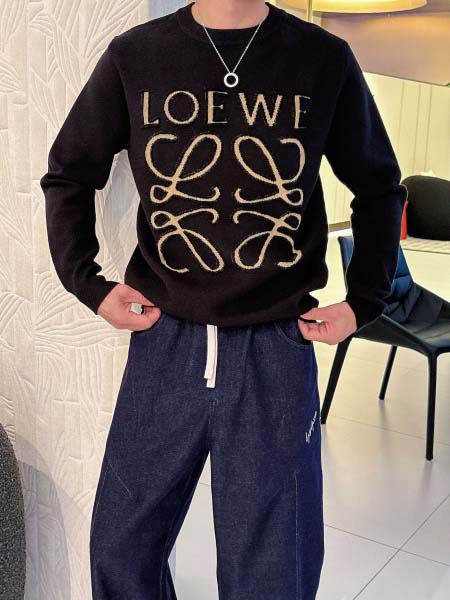 2025年10月15日入荷新作loeweウール混紡 ニット/セーター  秋冬高品質超厳選★入手困難/LD工場