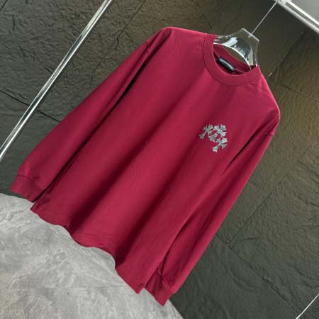 2025年10月20日秋冬入荷新作Chrome hearts 長袖Tシャツ高品質 人気商品/HL工場