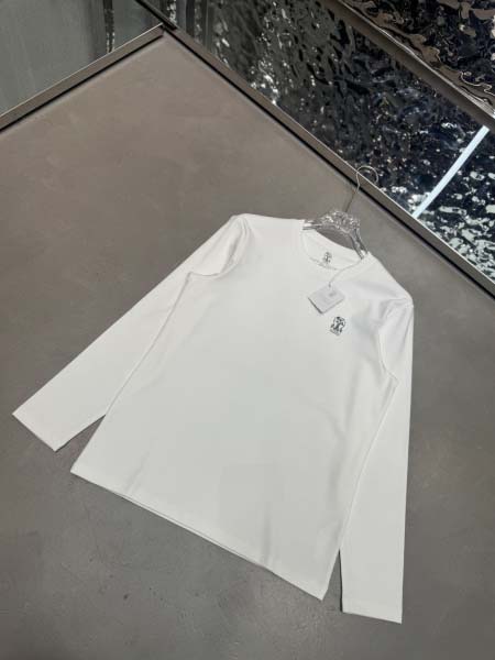 2025年10月26日入荷秋冬新作Brunello Cucinelli長袖 Tシャツ高級品/MP工場