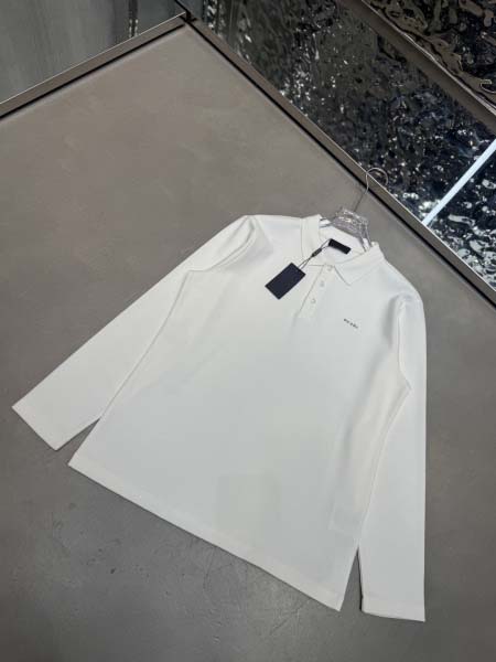 2025年10月26日入荷秋冬新作Prada長袖 POLO Tシャツ高級品/MP工場