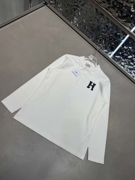 2025年10月26日入荷秋冬新作HERMES長袖 POLO Tシャツ高級品/MP工場