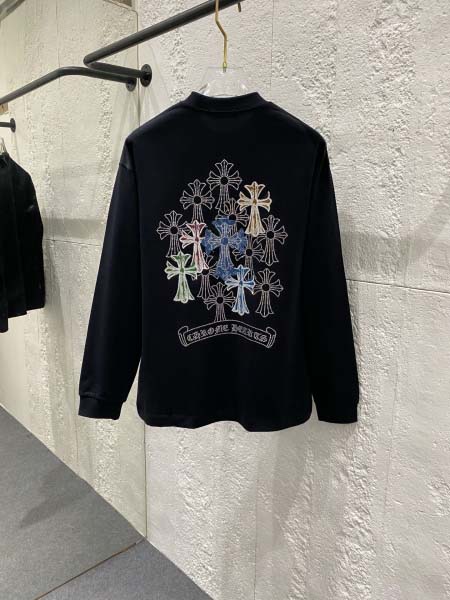 2025年10月30日秋冬新作Chrome heartstシャツ高品質人気商品/LDF工場