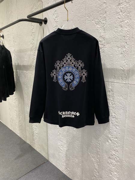 2025年10月30日秋冬新作Chrome heartstシャツ高品質人気商品/LDF工場