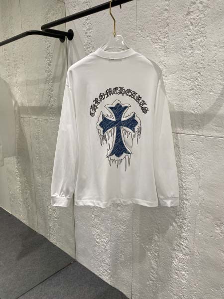 2025年10月30日秋冬新作Chrome heartstシャツ高品質人気商品/LDF工場