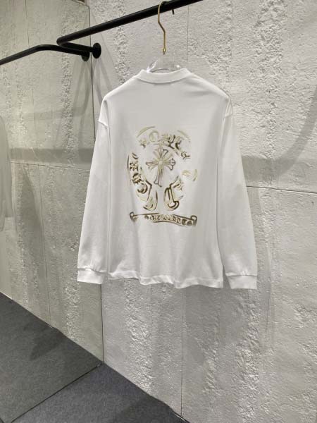 2025年10月30日秋冬新作Chrome heartstシャツ高品質人気商品/LDF工場