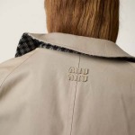 2025年10月14日入荷秋冬新作MIUMIU ロングコートファッション/誕生日プレゼント/贈り物 can工場