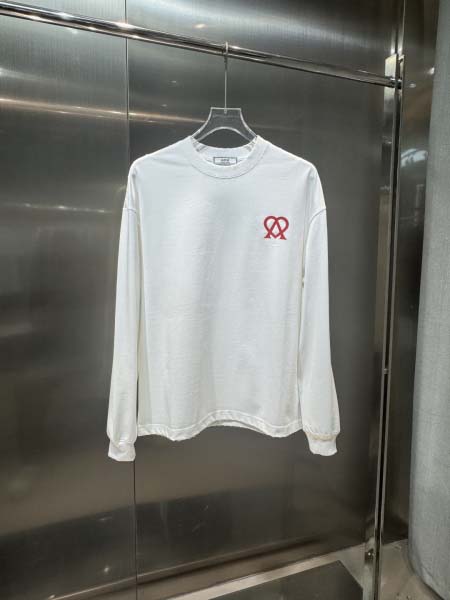 2025年10月26日入荷秋冬新作AMI長袖 Tシャツ高級品...