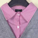 2025年10月28日秋冬新作Balenciaga偽2枚のニットシャツ高品質人気商品/LDF工場