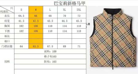 2025年11月17日秋冬新作Burberryダウンベスト高品質人気商品/QIU工場