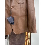 2025年11月14日秋冬新作PRADA PU革ジャケット高品質人気商品/QIU工場