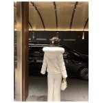 2025年11月18日入荷秋冬新作CHANEL 狐毛襟定染パーカ環保フェイクミンク草ゆったり保温外套