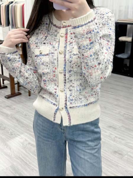 2025年11月20日入荷秋冬新作シャネルカーディガン ファ...