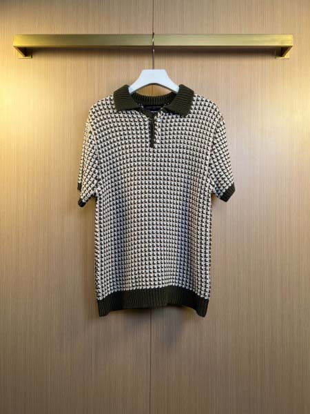 2025年11月30日秋冬新作ルイヴィトンニットの半袖高品質...