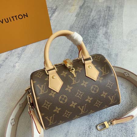 2025年12月9日入荷Louis Vuitton バッグM46222 Speedy Bandoulière 20 Monogram Speedy 20.5 x 13.5 x 12 S. 高品質新作/誕生日プレゼント/ZC工場