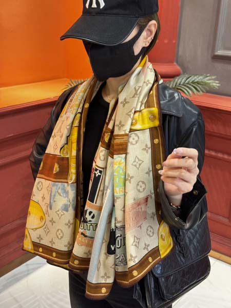 2025年12月10日入荷新品Louis Vuittonマフラーギフト/誕生日/記念品/アクセサリーkaka工場