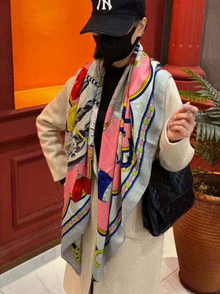 2025年12月10日入荷新品HERMESマフラーギフト/誕生日/記念品/アクセサリーkaka工場