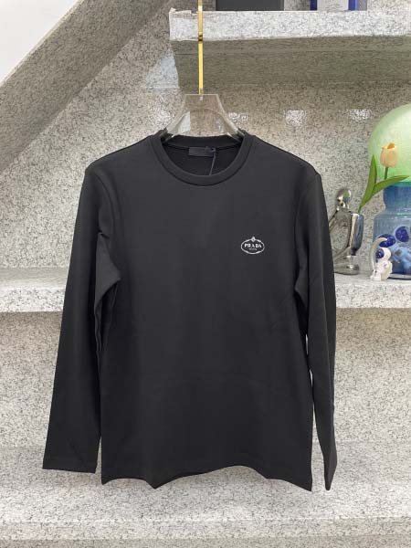 2025年12月12日入荷新作Prada長袖tシャツ/長袖tシャツ秋冬高品質/人気/限定版/Knt工場