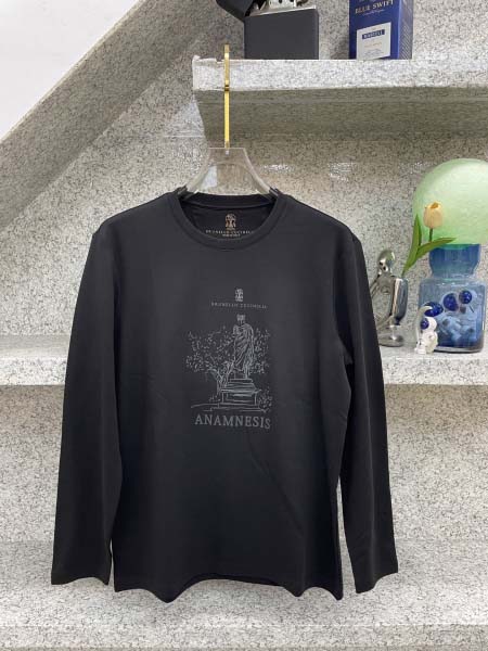 2025年12月12日入荷新作Brunello Cucinelli長袖tシャツ/長袖tシャツ秋冬高品質/人気/限定版/Knt工場