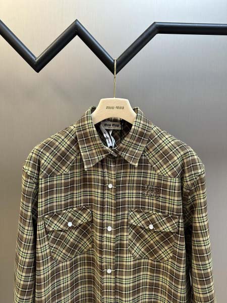2025年12月21日秋冬新作miu miuシャツ高品質人気商品/XQY工場