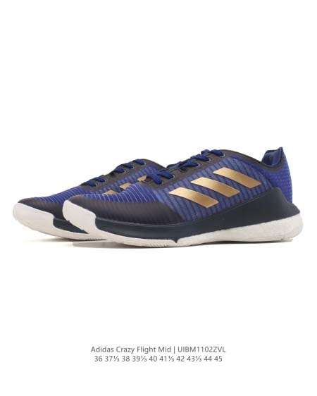 2025年12月新品Adidas Crazyflight Mid人気 スニーカー男女兼用/誕生日プレゼント/XH工場