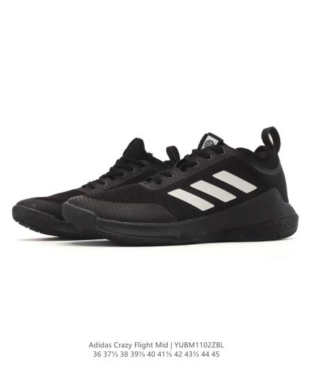 2025年12月新品Adidas Crazyflight Mid人気 スニーカー男女兼用/誕生日プレゼント/XH工場