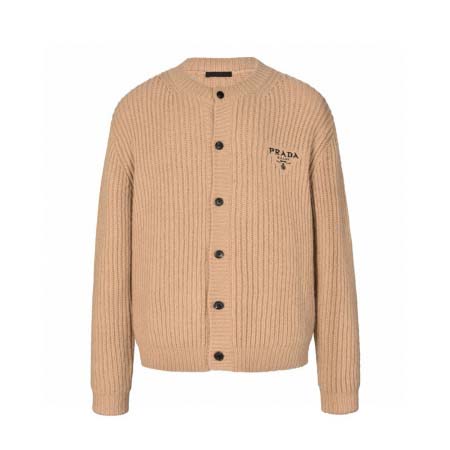 2025年12月1日秋冬新作Pradaウールのカーディガン高...