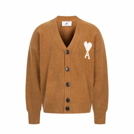 2025年12月1日秋冬新作Ami ニットカーディガン  高...