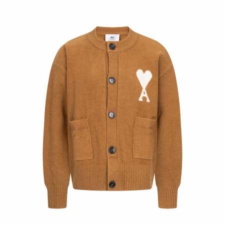 2025年12月1日秋冬新作Ami ニットカーディガン  高...