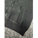 2025年12月3日秋冬新作CELINEニットフード付きジッパー付きコート高品質人気商品/LDF工場