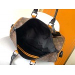 2025年12月9日入荷Louis Vuitton バッグM46703 45cm M46702 55cm 01 Keepall Bandoulière 45 Monogram Macassar 45.0 x 27.0 x 20.0高品質新作
