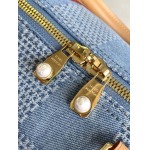 2025年12月9日入荷Louis Vuitton バッグN40739 Keepall Bandoulière 50 Damier Denim 3D 50.0 x 29.0 x 23.0 高品質新作/誕生日プレゼント/ZC工場