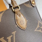 2025年12月9日入荷Louis Vuitton バッグM46373 OnTheGo Monogram Monogram Reverse Monogram Giant Toron 25.0 x 19.0 x 11.5 高品質新作/誕生日プ