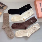 2025年12月10日入荷新品miumiu靴下ギフト/誕生日/記念品/アクセサリーkaka工場