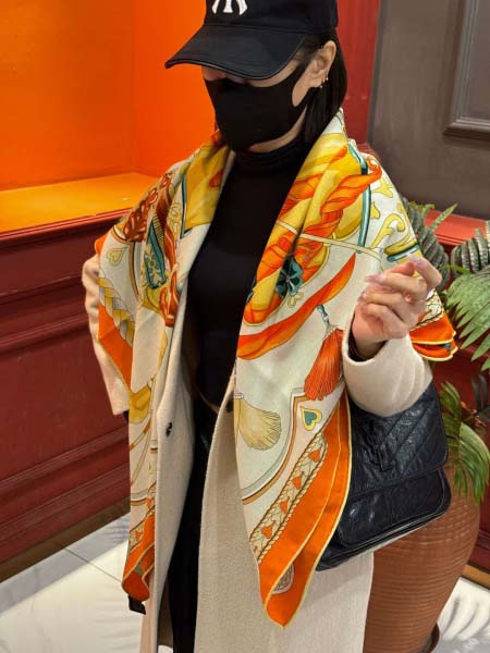 2025年12月10日入荷新品HERMESマフラーギフト/誕...