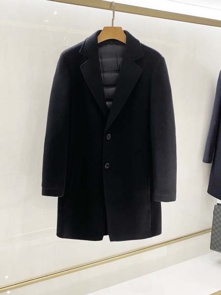 2025年12月30日新作Brioniオーバーコート秋冬高級...