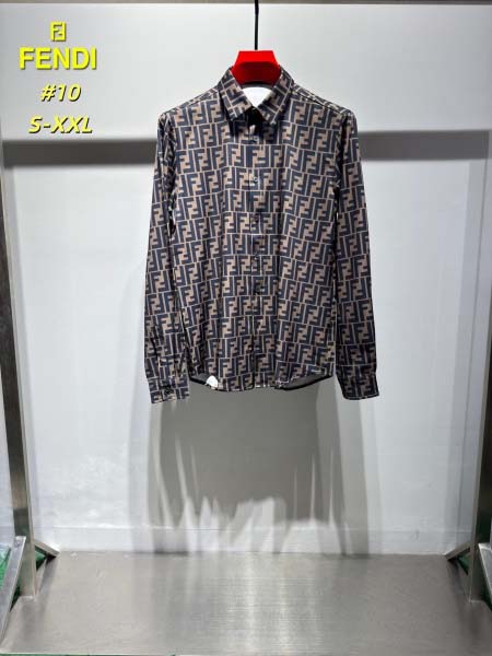 2026年1月1日新作Fendi長袖シャツ安い人気/TY工場