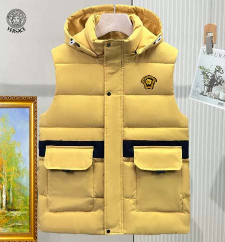 2026年1月9日VERSACE 新作 羽毛綿のベストJX工場