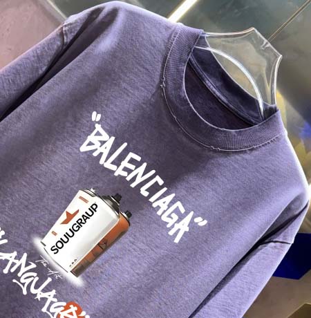 2026年1月22日新作Balenciaga 半袖 tシャツ高品質人気商品/誕生日プレゼント/FF工場