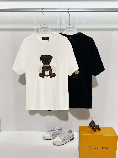 2026年1月23日新作Fendi半袖 tシャツ高品質人気商品/誕生日プレゼント/FF工場