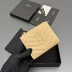 2026年1月12日新作高品質Saint Laurent財布  w10.5×h8.5×d2.5cm     /GQ工場